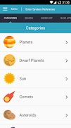 برنامه‌نما Space and Planets Guide عکس از صفحه