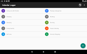 Calendar Logger captura de pantalla 3