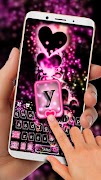 Sparkling Love Keyboard Theme স্ক্রিনশট 2