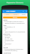 برنامه‌نما Learn Algebra and Trigonometry عکس از صفحه