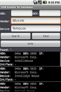USB VEN/DEV Database ảnh chụp màn hình 1