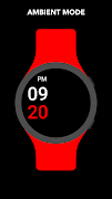 Five Big Text Watch Face captura de pantalla 6