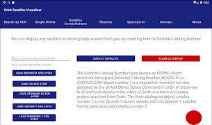 برنامه‌نما Orbit Satellite Visualizer عکس از صفحه