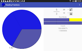 Reading fractions screenshot 3