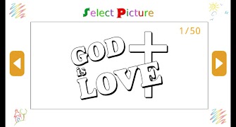 برنامه‌نما A+ Bible Coloring Book Plus عکس از صفحه
