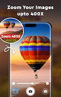 Ultra Zoom Camera: Zoom HD الملصق