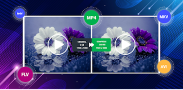 Video Compressor - Resizer App постер