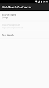 Web Search Customizer poster