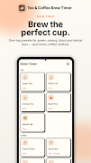 Tea & Coffee Brew Timer الملصق