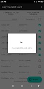 Copy to SIM Card Screenshot 1