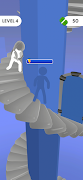 Color Down Stairs Affiche