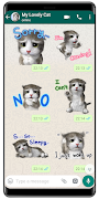 WASticker - Katze Aufkleber Plakat