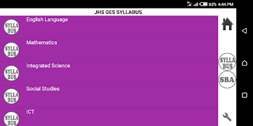 GES JHS Syllabus + SBA captura de pantalla 5