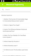 برنامه‌نما Mechanical interview questions عکس از صفحه