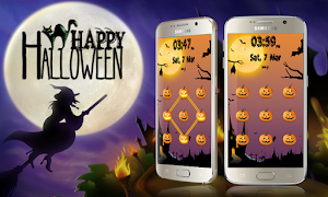 Halloween Pattern Lock Screen penulis hantaran