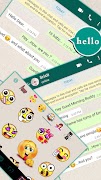 Chat Messenger 키보드 백그라운드 스크린샷 2