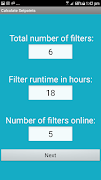 Filter Backwash Calculator โปสเตอร์