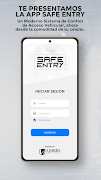 SAFE ENTRY APP Plakat