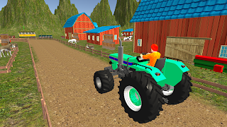 Tractor parking 3d game 2025 पोस्टर