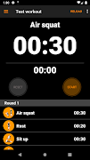 Workout timer - interval tabat ảnh chụp màn hình 3
