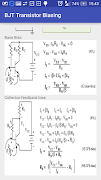 Transistor Biasing Calc imagem de tela 1
