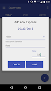 برنامه‌نما Expense Tracker عکس از صفحه