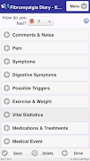 Fibromyalgia Diary 2 Screenshot 1