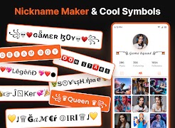 Nickname Maker- Name Generator captura de pantalla 1