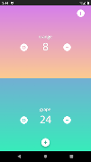 Gradient Counter: Cute BG screenshot 1