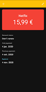 Subscriptions Manager Tracker ảnh chụp màn hình 4