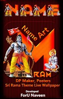 Sri Rama Name Art & DP Maker Cartaz