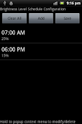 A Timed Brightness Screenshot 2