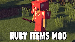 Ruby Items Mod Minecraft PE capture d'écran 5