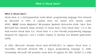 7 Schermata Visual Basic .NET Programming