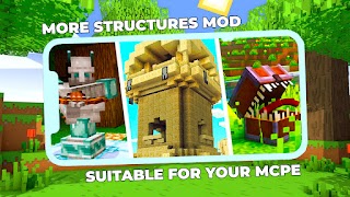More Structures Mod Minecraft تصوير الشاشة 3