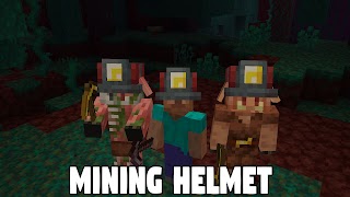 Mining Helmet Mod Minecraft PE スクリーンショット 4