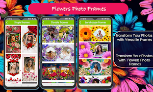 Bloemen Fotolijsten-poster