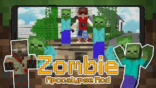 Zombie Apocalypse Mod for MCPE plakat