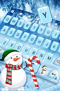 Snow keyboard poster