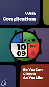 Simple Widget Watch Face capture d'écran 1