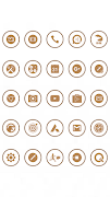 Brown On White Icons By Arjun Arora 海報