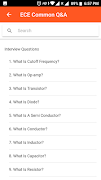 برنامه‌نما ECE Interview Questions عکس از صفحه