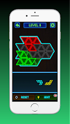 Glow Block: Triangle Puzzle Ekran Görüntüsü 6