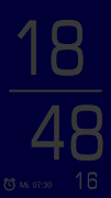 Digital Clock - addfree اسکرین شاٹ 2