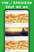 پوستر Kata-Kata untuk WA Grup Lucu