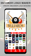 Snooker Logo Maker : Billiard 포스터
