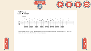 Learn Tapping for Guitar capture d'écran 1