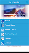 برنامه‌نما ICS Courier عکس از صفحه