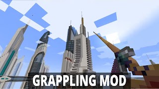 Grappling Hook Mod Minecraft 截图 1