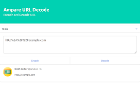 برنامه‌نما Ampare URL Decode and Encode عکس از صفحه